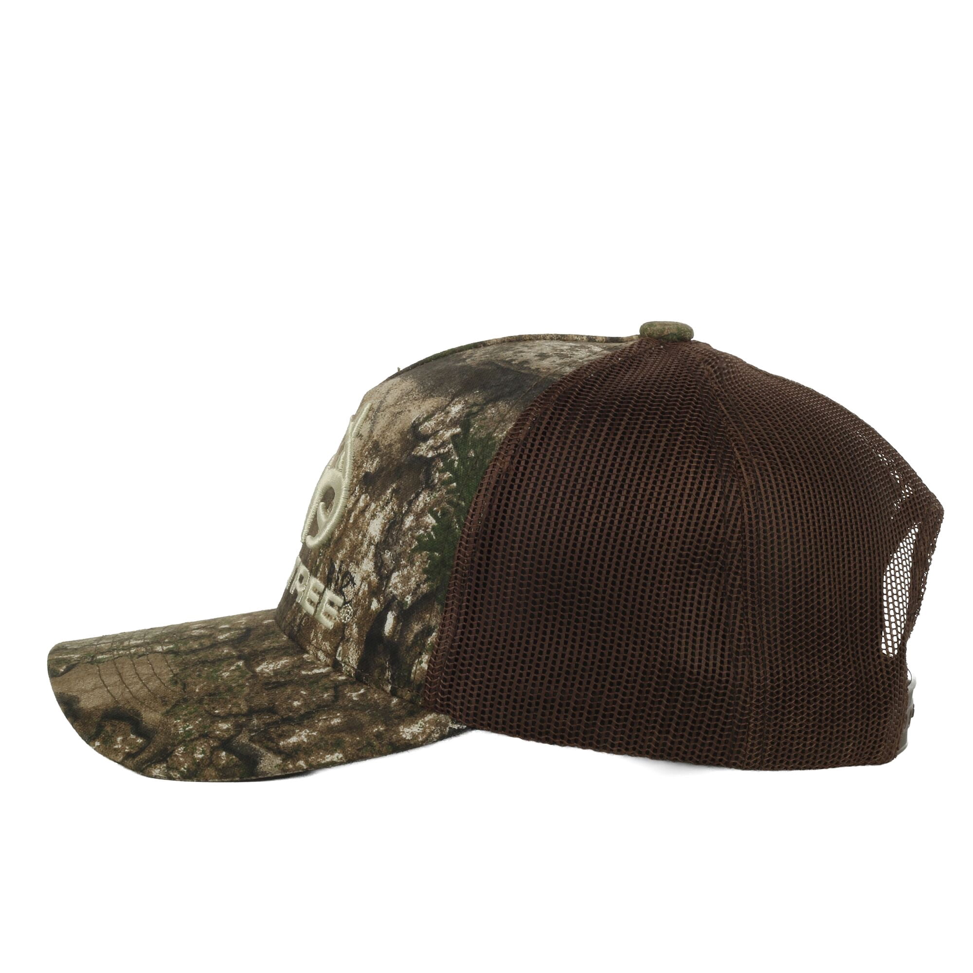 Realtree® APX Camo Hunting Trucker Hat – Mid Profile Mesh Back Snapback, One Size