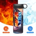 thumbnail image 6 of Uemuo Dramatic Shark Attack Print 18oz Sports Insulated Kettle, Water Bottle, Outdoor Sports Bottle, Insulated Hydration Bottle with Handle & Flip Straw, 6 of 8
