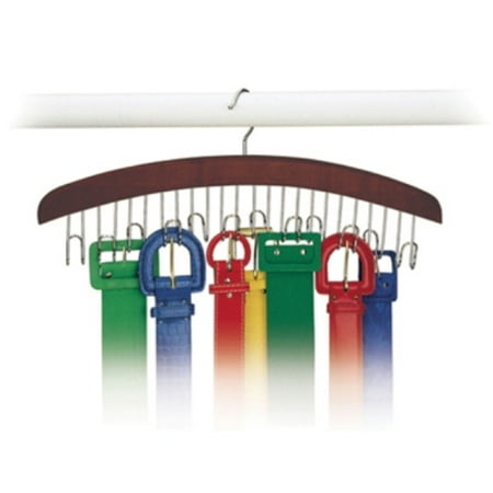 Richards Homewares Closet Accessories 12 Belt Hardwood Hanger