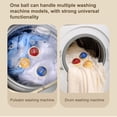 thumbnail image 7 of Laundry Hair Remover Ball, Reusable Washing Machine Hair Catcher, Anti-Winding Fish Design Lint Remover For Clothes, Pet Hair & Fluff Collector For Washer, Space-Saving, 7 of 7