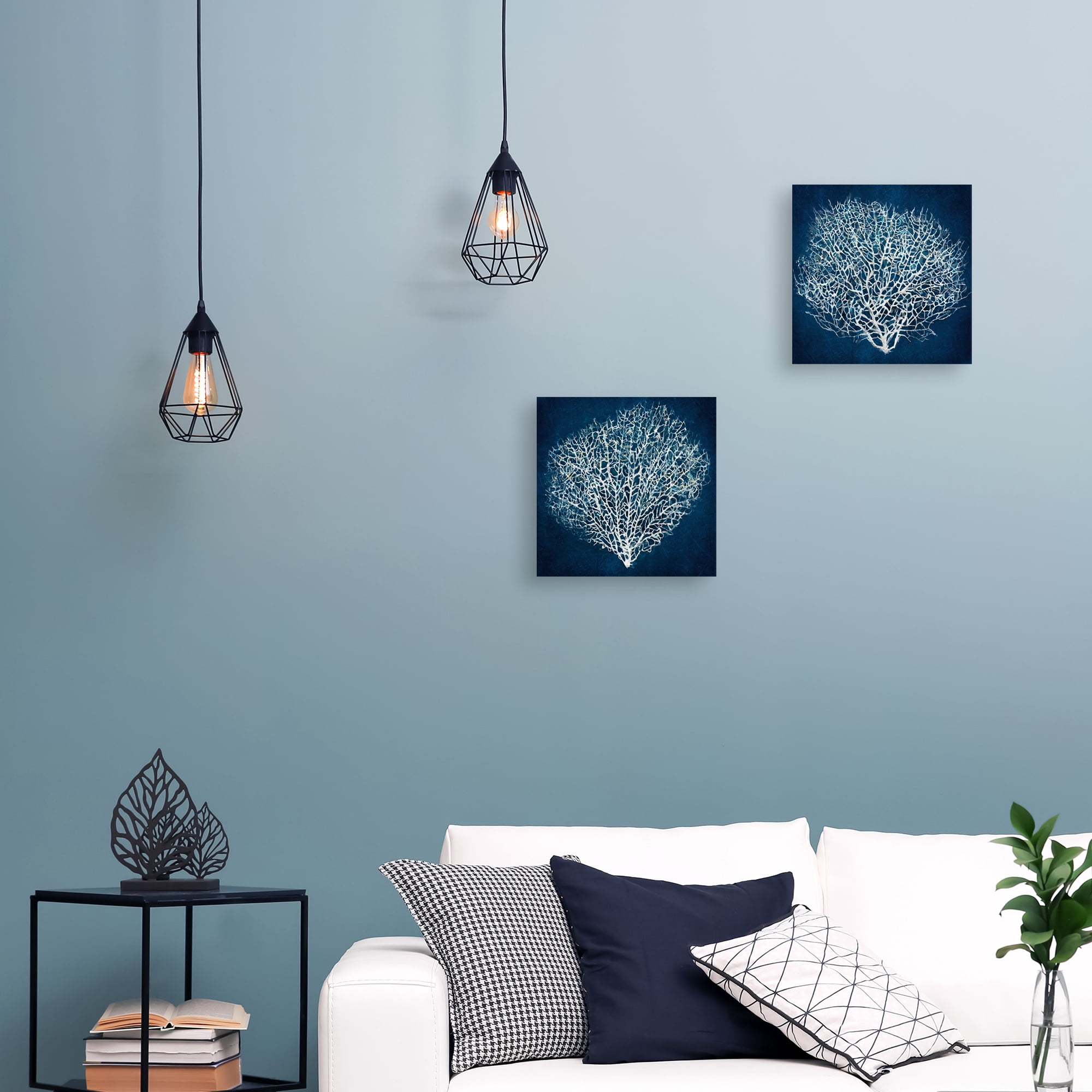 Sea Fan I & II by Studio Arts Set of Canvas Art Prints