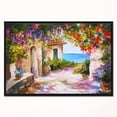 thumbnail image 2 of Designart - Summer Seascape - Landscape Art Print Framed Canvas, 2 of 4