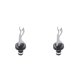 thumbnail image 1 of Billuyoard Copas de vino portátiles livianas para viajes y picnics Copas de vino de plástico Copas de vino Tapón Botella sellada Blanco y negro En blanco y negro 1 2Conjunto, 1 of 6