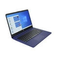 thumbnail image 2 of HP 14 Series 14" Laptop - Intel Celeron N4020 - 4GB RAM - 64GB eMMC - Windows 10 Home in S mode - Indigo Blue 14-dq0010nr (47X74UA#ABA), 2 of 6
