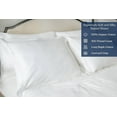 thumbnail image 3 of Delara California king 3-Piece GOTS Organic Cotton Fitted Sheet Set, 400TC Long-Staple, Moisture-Wicking, Smooth & Breathable, Deep Pocket, White, 3 of 7