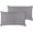 Dark Grey, variant on A1 Home Collections Organic Cotton Pillowcase Pair, 300TC GOTS Certified Super Soft & Breathable Pillow covers
