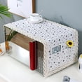 thumbnail image 1 of Microwave Dust Cover-Modern Simple Microwave Oven Cover Dustproof Cotton Machine Protector Decorative Kitchen Appliance Cover 13.7x39.3inches, 1 of 5