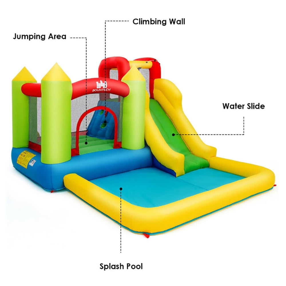 Aimee Lii Inflatable Bounce House Water Slide Jump Bouncer without Blower, Kids Bounce House, Playhouse for Kids Outdoor Aimee Lii Inflatable Bounce House Water Slide Jump Bouncer without Blower, Kids Bounce House, Playhouse for Kids Outdoor