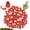 Red, variant on Threns 100Pcs Mini Wooden Bee Ladybug Shape Sticker Decor Self Adhesive Honey Bee Micro Landscape Decoration Cute Tiny Wood Ladybug Ornament for DIY Craft Scrapbooking