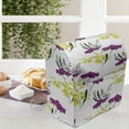 thumbnail image 4 of Flowers Lounger Chair Bag, Floral Theme Natural Motif Yellow and Purple Orchids Image on Plain Background, High Capacity Storage with Handle Container, Lounger Size, Multicolor, by Ambesonne, 4 of 5
