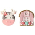 thumbnail image 3 of FESTFENDS 2pcs Cake Decor Animal Ornament For Birthday Party Supplies For Desserts And Muffins And, 3 of 8