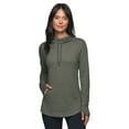 thumbnail image 3 of RBX Active Women's Ultra Soft Lightweight Hoodie Tunic With Pocket, 3 of 5