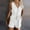 White, variant on Women's V Neck Sleeveless Romper Casual Bow Detail Jumpsuit Wide Shorts with Pockets Summer Outfit(White,2XL)