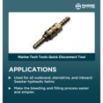 thumbnail image 3 of Marine Tech Tools Quick Disconnect Tool, Seastar Bleed Fitting Tool, Seastar Quick Connect Fitting Tool for  Hydraulic Steering Bleed Kit, Boating Kit, 3 of 8