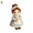 E#005, variant on Diy Doll Making Kit,Beginner Friendly Diy Fabric Doll Kit, Soft Polyester Floral Patchwork Felt Set With 6 Country Girl Figurines, Complete Sewing Accessories For Women Home Table Craft Project-B