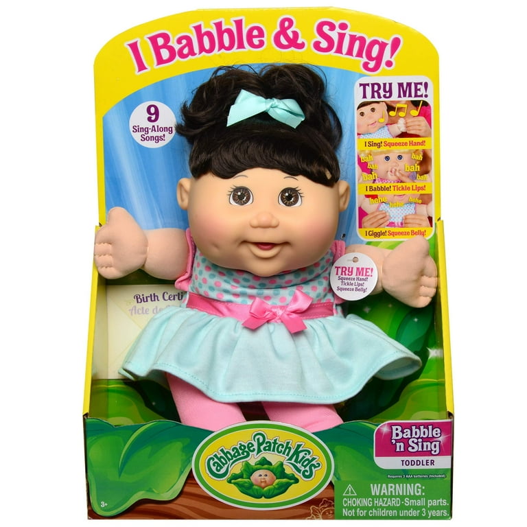 Cabbage Patch Kids Deluxe Babble n Sing Toddler in Blue, 11