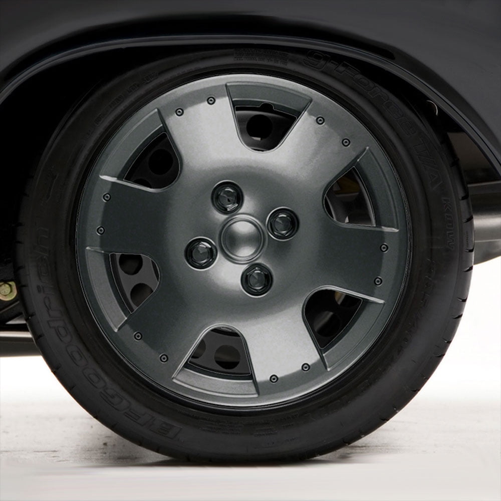 Silver Hubcap Wheel Covers 