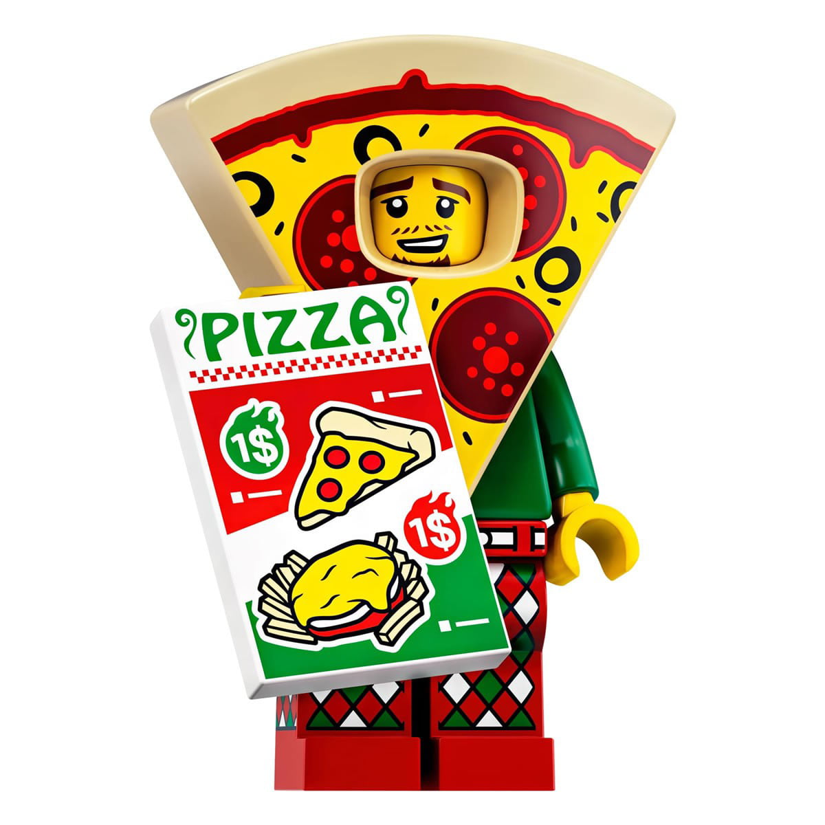LEGO Series 19 Pizza Costume Guy Minifigure No Packaging - Walmart.com.