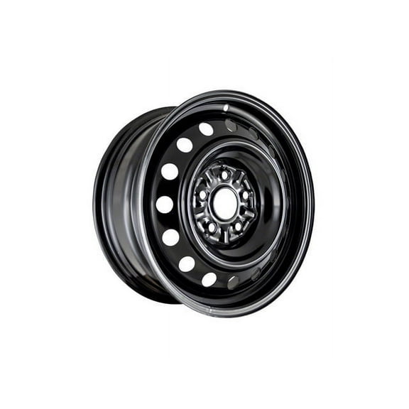 Steel Wheel - 16 x 6.5 Inch - 16-Hole - 5-Stud - Black - Compatible with 2002 - 2011 Toyota Camry 2003 2004 2005 2006 2007 2008 2009 2010