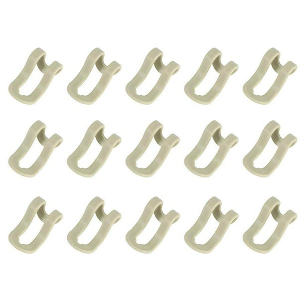 Matsuzay 15 unids/lote de Mini ganchos colgantes mágicos de flocado multifuncional para colgador de ropa, organizador de ropa de viaje Almacenamiento y organización del hogar No.2 Matsuzay HA025398-02