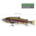 thumbnail image 3 of 7.5in / 2.3oz Trout Bait Fishing Lure 2-segment Hard, 3 of 8
