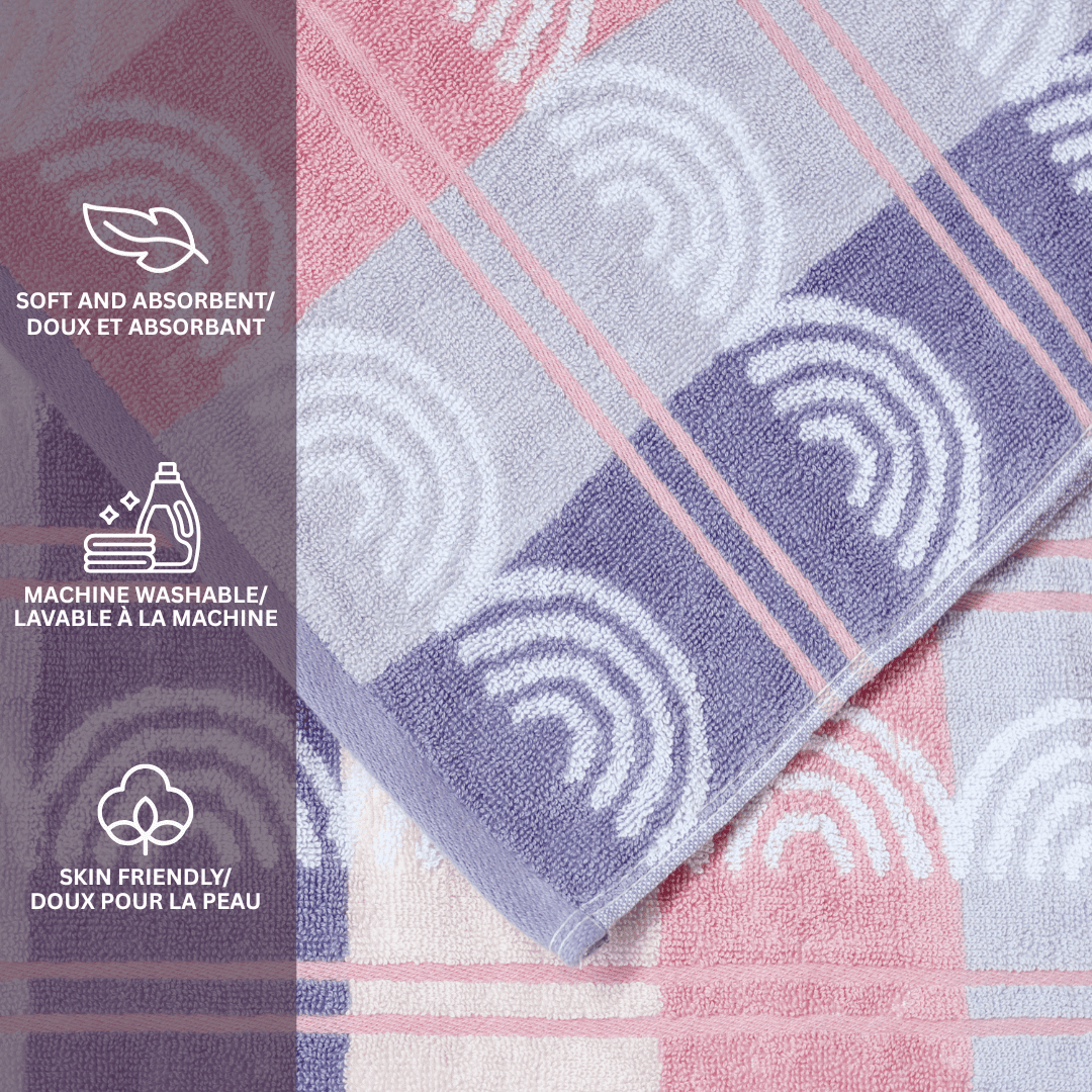 Mainstays Kids Bath Towel, Rainbows