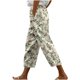 thumbnail image 1 of Pantalones Casuales de las Mujeres Casual Suelto Harlan Pantalones con Cordón Color Sólido Encaje Hasta Bolsillos, Poliéster Cortado de Moda, 1 of 8