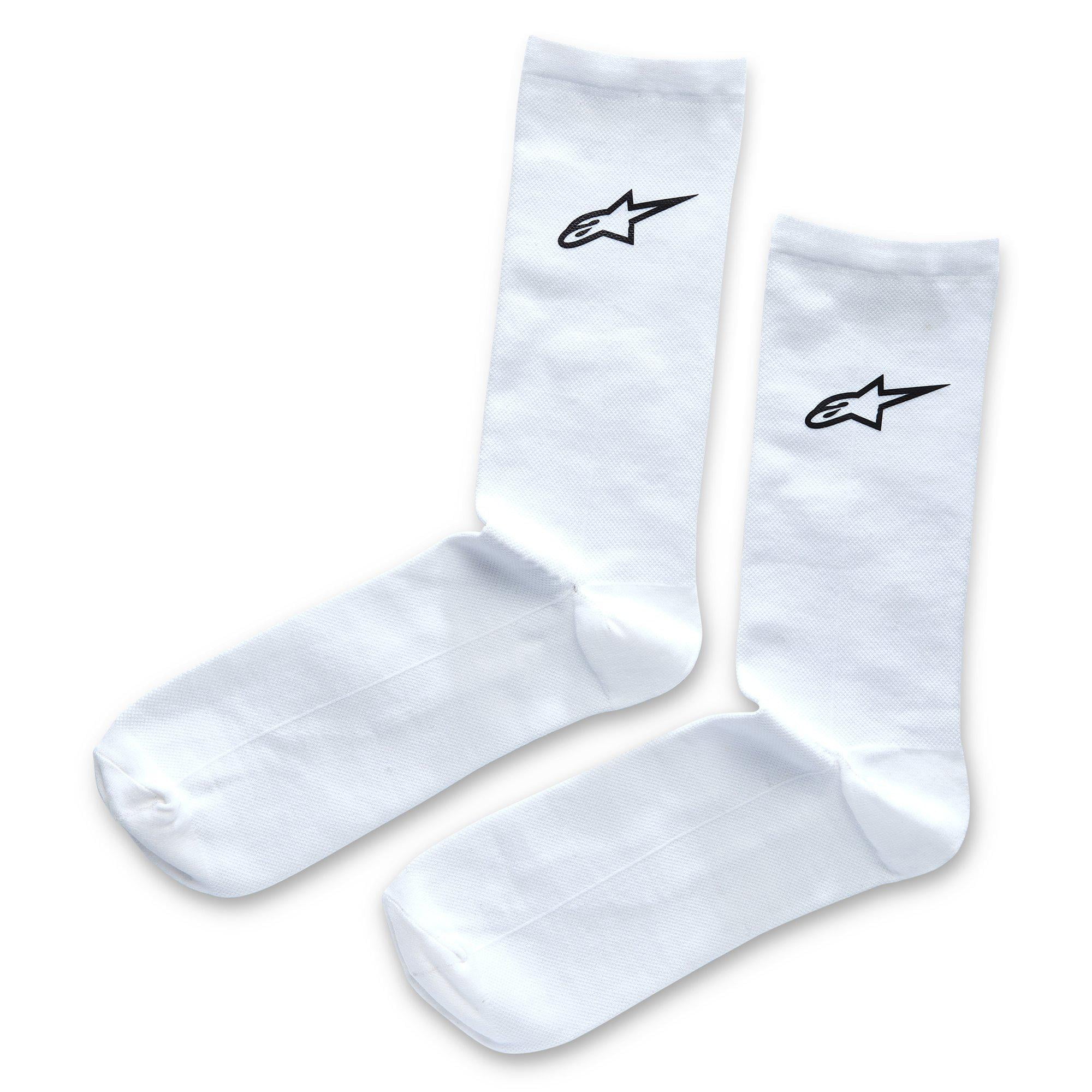 Alpinestars Mens OG Cali Cotton Athletic Socks White One Size
