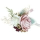 thumbnail image 1 of Poignet Corsage épaule Corsage para boda para demoiselle d'honneur mère A-Blanco-Muñequera Zulema Ramilletes de muñeca, 1 of 8