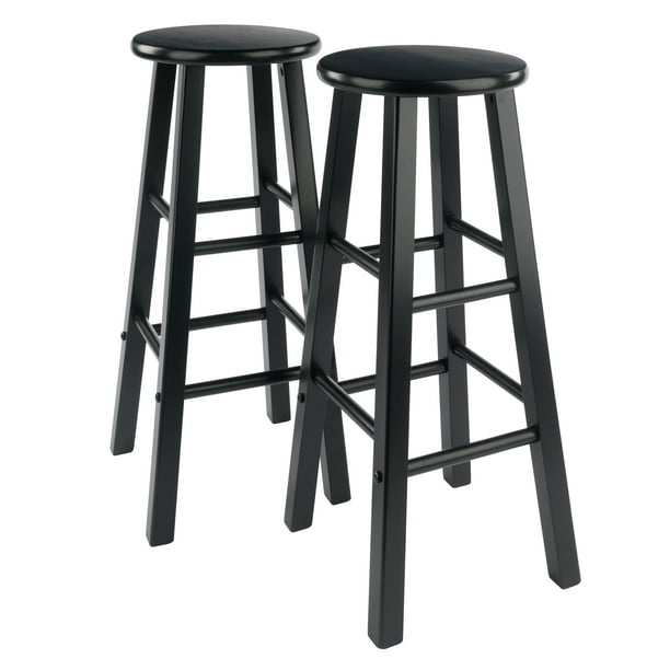 Winsome Wood Element 2 Pc Bar Stool Set, Bar Height For 29 Inch Stools In Cm