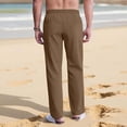 thumbnail image 5 of Horkkom Track Pants Men Summer Elastic Waist Solid Color Sweatpants Running Gym Joggers with Pockets, S-4XL, 5 of 7