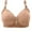 Beige-1, variant on Ohufall Wirefree Bras for Women ,Plus Size Adjustable Shoulder Straps Lace Bra Wirefreee Extra-Elastic Bra Active Yoga Sports Bras 36C-42C, Summer