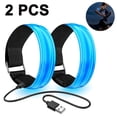 thumbnail image 1 of 2 Pack Running Light for Runners Rechargeable LED Armband Reflective Running Gear, LED Light Up Band for Joggers Bikers Walkers, 1 of 9