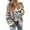 Pink, variant on Cute Sweater Women Oversized Boho Print Cardigan Open Front Long Sleeve V Neck Button Knitted Fall Winter Clothes