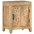 thumbnail image 1 of Mesa de noche vidaXL Industrial de madera de mango 40x30x50 cm Marrón, 1 of 8