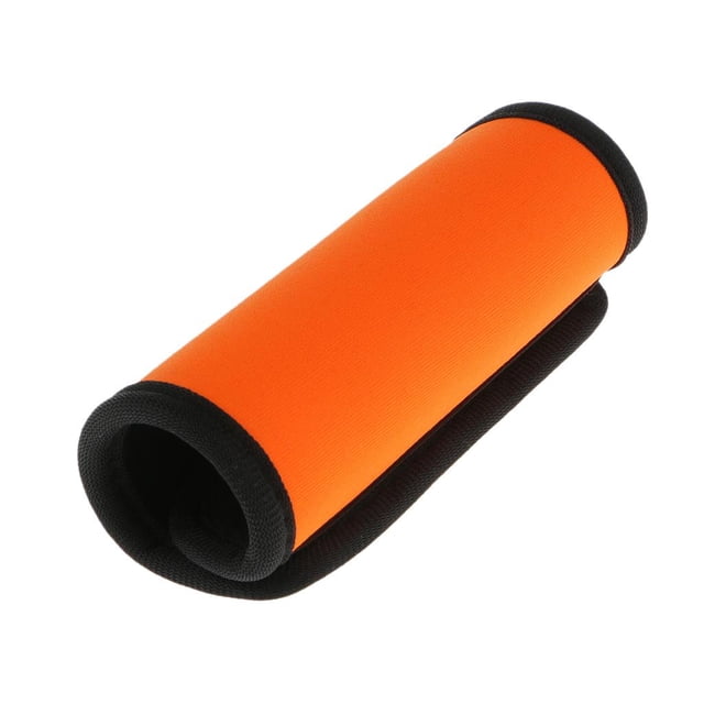 Funda de equipaje de neopreno Macarena Envoltura de la manija del equipaje Naranja fluorescente