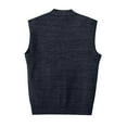 thumbnail image 3 of Wdgfv Men's Autumn Winter Casual Fashion V-Neck Sleeveless Knit Vest Sweater for Layering Comfort, 3 of 3