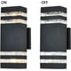 thumbnail image 3 of Apliques de pared para exteriores, luz de porche exterior impermeable negra, lámpara de pared moderna para patio arriba y abajo para puerta de entrada, balcón, garaje, jardín, aluminio + vidrio, 3 of 5