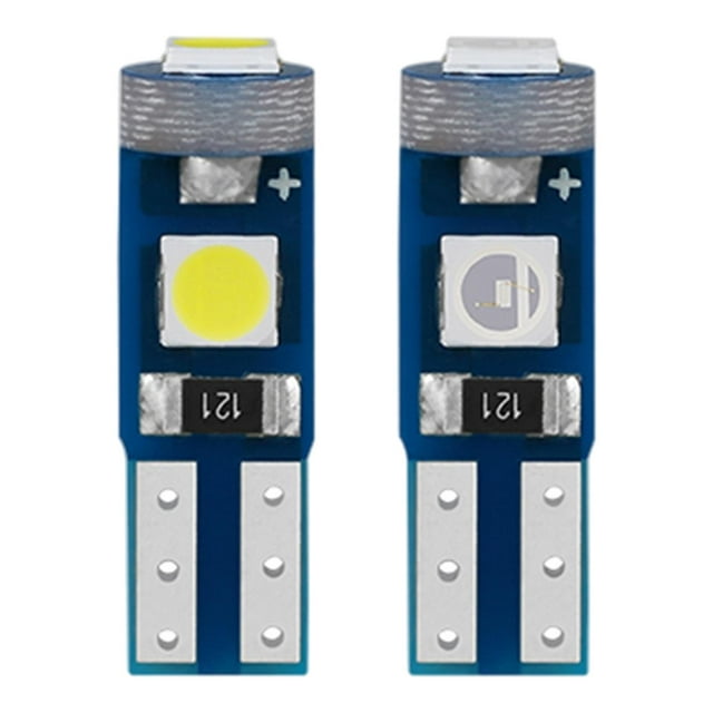 koolsoo 2pcs Motorcycles Car Light T5 3030 3SMD Indicator Fits Lights t5 3030 3SMD StyleA