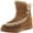 Camel Suede, variant on Aqua College Womens Angel Leather Moc Toe Winter & Snow Boots