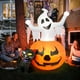 thumbnail image 4 of Inflables de Halloween de 5 pies al aire libre con calabaza espeluznante y gato negro de bruja, decoración inflable, decoración de patio de Halloween con luces LED integradas, decoraciones de Hallowee, 4 of 5