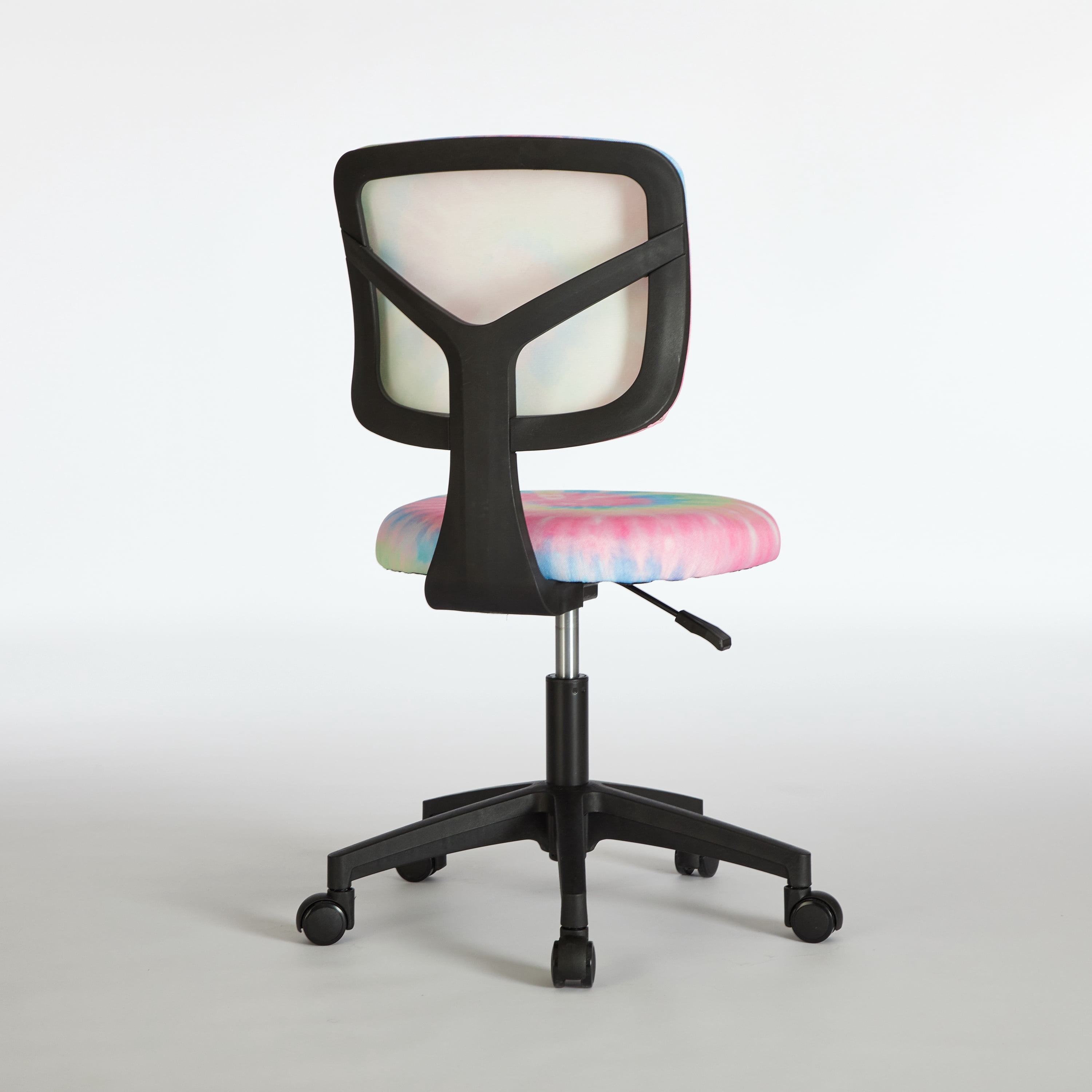 Room Revival Swivel Mesh Task Office Chair, Rainbow Tie Dye Pink