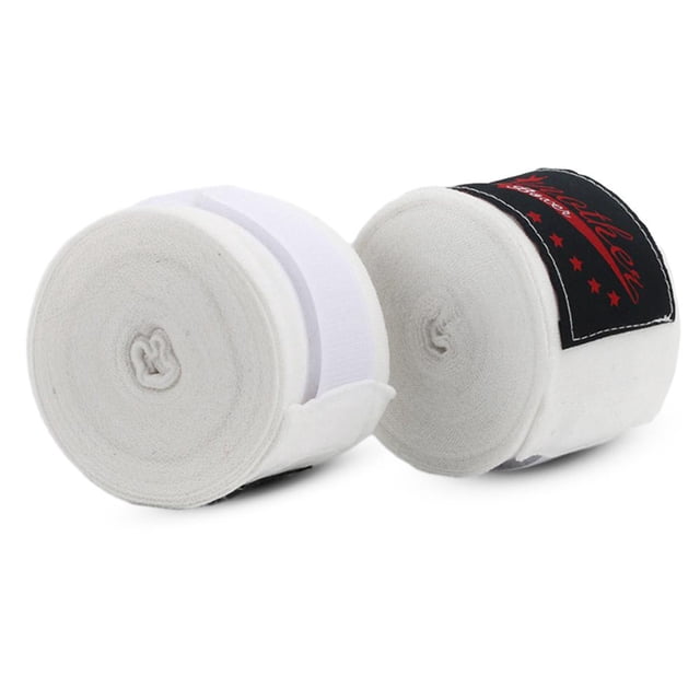 Vendas de boxeo transpirables de 5M, vendas de boxeo para hombres y mujeres (blanco), 2 uds. Likrtyny Para estrenar