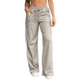 thumbnail image 5 of JUUNthy Sweatpants for Womens, Elastic Waist Active Fit Side Stripe Casual Daily Workout Trousers with Pockets Dark Gray XL, 5 of 14