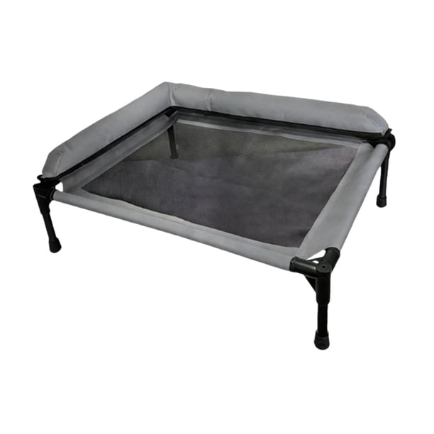 Cama elevada para perros, hamaca para mascotas, cuna antimordeduras, lavable, antideslizante, portátil para perros pequeños S