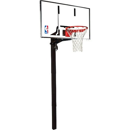 Spalding 88461G 60" Glass In-Ground Basketball System