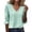 Green, variant on Endives Women's Long Sleeve T Shirt Lace Mesh Hollow V Neck Casual Womens Top Spring Trendy White