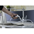 thumbnail image 3 of Locke Single-Handle Standard Kitchen Faucet with Side Sprayer in Polished Chrome, 3 of 4