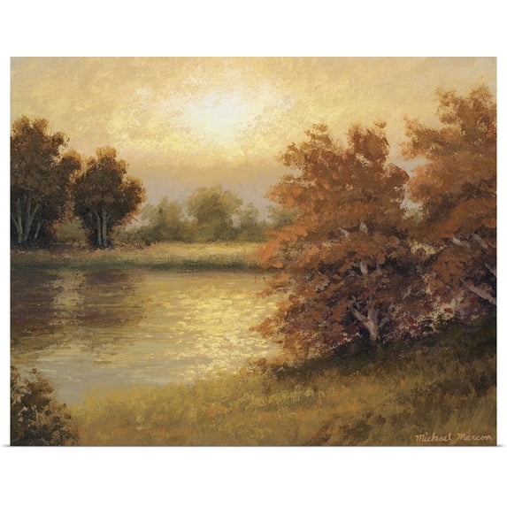 Great BIG Canvas | Rolled Michael Marcon Poster Print entitled Rosemar Glow