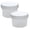 White 160Ml, variant on 1 Pc Reusable Plastic Jars Freezer Storage Containers with Twist Top Lids Food Storage Containers Leakproof Freezer Food Containers for Snack Puree Salad Dressing Container to Go, Green 200Ml